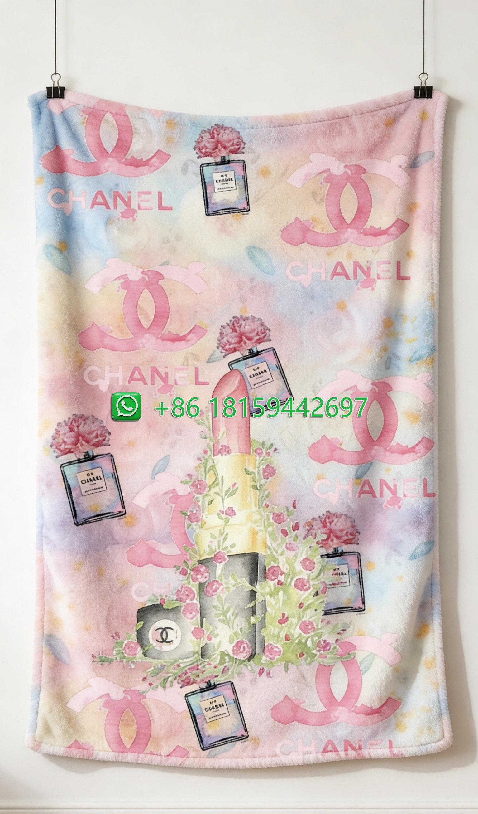 Chanel Throw Blankets